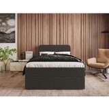 MID.YOU POSTELJA Z VZMETNICO 120 cm x 200 cm , tekstil antracit | Shoptok.si