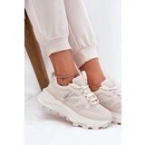 Boto EVENTO Sports Shoes Sneakers Women's Thick Sole Beige Prononice | Shoptok.si