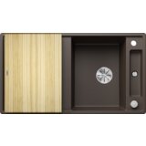 Blanco sudoper AXIA III 5 S InFino SILGRANIT daska drvo, s dalj. upr. - KAVA | shoptok.hr