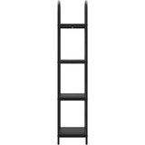 vidaXL Polica Crni hrast 40 x 30 x 146 cm Konstruirano drvo | shoptok.hr