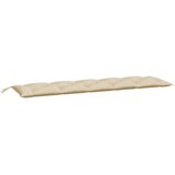  Jastuci za vrtnu klupu 2 kom bež 180x50x7 cm tkanine Oxford | shoptok.hr