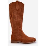 S. BARSKI Ladies Perforated Boots Camel S.Barski | ePonuda.com