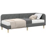  Kutni okvir kreveta Tamno siva 80 x 200 cm tkanina | Eponuda.ba