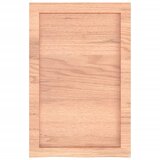  Kupaonska radna ploča svjetlosmeđa 40x60x(2-4) cm masivno drvo | shoptok.hr