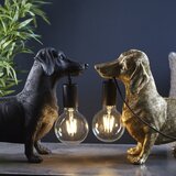  Endon 101188 - Stona lampa DACHSHUND 1xE27/10W/230V crna | Eponuda.com