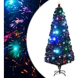 Umetna novoletna jelka s stojalom / LED 210 cm optična vlakna, (20671200)