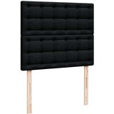 vidaXL Krevet box spring s madracem crni 120 x 190 cm od tkanine | shoptok.hr