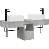  Set ormarića za kupaonicu 3 kom. Betonska siva 53 x 35 x 39 cm - Betonska siva | shoptok.hr