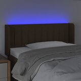  LED uzglavlje tamnosmeđe 83x16x78/88 cm od tkanine | shoptok.hr
