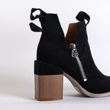 Resti Black women's boots on a square post Darera - Footwear | ePonuda.com