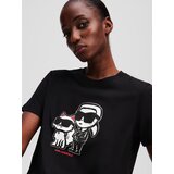 Karl Lagerfeld Majica siva / krvavo crvena / crna / bijela | shoptok.hr