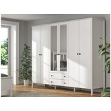 Hanah home drveni beli ormar frn 20011 | ePonuda.com
