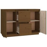  Komoda medeno rjava 111x34x75 cm trdna borovina, (20654348) | Shoptok.si