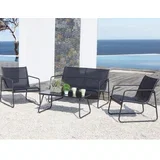 baštenski set ulkensdal 4 osobe crna