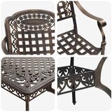  Vrtni set za objed 5 pcs Bronzana Aluminij | shoptok.hr