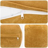  Presvlaka za jastuk 2 pcs HEERLEN Žuta Ø 15 x 40 cm | shoptok.hr