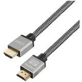 HDMI priključni kabel HDMI-A vtič\, HDMI-A vtič 1.00 m črna C 221-1 HNL #####8K UHD HDMI kabel, (20431971)
