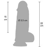 Inferno ultra realističen silikonski dildo "" 20 cm (R20751) | Shoptok.si