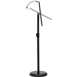 vidaXL A3 Pedestal Poster Stojala 2 kosa Črno aluminijasto stojalo | Shoptok.si