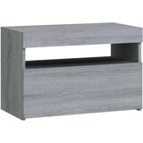  Noćni ormarić s LED svjetlima boja hrasta sonome 60x35x40 cm | shoptok.hr