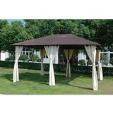 SUNFUN paviljon barbados (400 x 300 x 270 cm, kavna, bež in peščena barva, uv 50+) cene