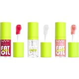 NYX Professional Makeup Gingerbaddie Land Fat Oil darilni set za ustnice | Shoptok.si