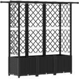 vidaXL Povišeni krevet s mrežom i krovom Crna 162 5 x 40 x 136 cm PP - Crna 162 5 x 40 x 138 cm s ravnim krovom (2 bočna mreža) Cijene