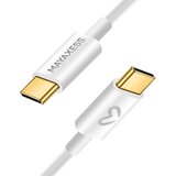 Oem Mayaxess, Kabel1m USB-C polnilni kabel za Samsung Galaxy S25 / S25 Ultra / S25 Plus / S25 SE / S25 Edge, Bela, (5000220157) | Shoptok.si