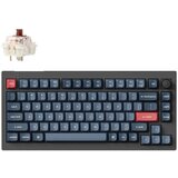 KEYCHRON V1 Max QMK/VIA Brezžična Mehanska Tipkovnica, Bluetooth / 2.4 GHz, Brown Tactile Switch, US Layout, V1M-D3, (21732591) Cene