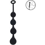 Levelz Waterdrop Silicone Anal Balls M 30mm Black Cene