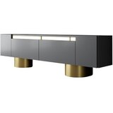 Hanah home tv polica bohem anthracite gold