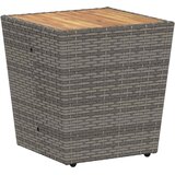 Bistro set za vrt 3 pcs Siva poliratan | Eponuda.com