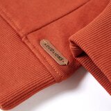  Dječja topla majica svijetla boja hrđe 140 | shoptok.hr