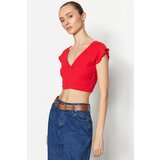 Trendyol Blouse - Red - Slim fit Cene
