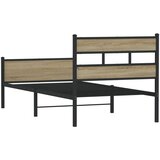  Okvir kreveta bez madraca boja hrasta sonome 90 x 190 cm drveni | shoptok.hr