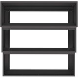  Vrtna saksija Crna 90 x 90 x 35 cm Čelična vrata | Eponuda.ba