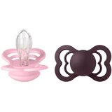 Bibs® simetrična duda supreme silicone baby pink & plum Cene