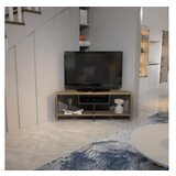 Hanah home tv polica maldiv walnut white | ePonuda.com