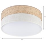  Plafonsko svetlo SIRJA DOUBLE BOHO 2xE14/15W/230V prečnik 35 cm bež/krem | Eponuda.com
