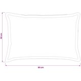  Presvlaka za jastuk 6 kom. HOUTEN Sivosmeđa 50 x 80 cm | shoptok.hr