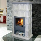 DOMOFIRE Kamin na drva Wels (8 kW, Kapacitet grijanja prostorije: 180 m³, Bijele boje) | shoptok.hr