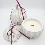 NOBAMO Svijeća Christmas Bauble Glitter - Bijela / Srebrna / Zimsko Čudo Cijene
