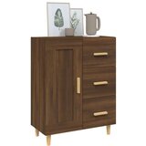  Komoda rjavi hrast 69,5x34x90 cm konstruiran les, (20654606) | Shoptok.si