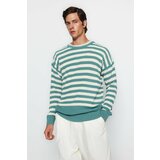 Trendyol Sweater - Green - Oversize Cene