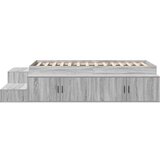  Krevet za skladištenje Sivi sonoma Konstruirano drvo 75 x 190 cm | shoptok.hr