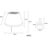 Globo 36000 - LED solarna prigušiva za flašu 10xLED/1,5W/3V IP44 | Eponuda.com