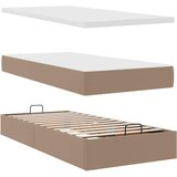  Otomanski krevet s madracem cappuccina 100x200cm umjetna koža | shoptok.hr