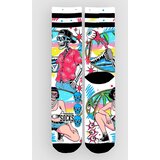 American Socks Neon Paradise - Mid High Nogavice red | Shoptok.si