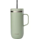 Qwetch Cold Cup termo lonček z ročajem 600 ml - mat limeta zelena