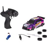 Drift automobil na daljinsko upravljanje s pozadinskim osvjetljenjem i zamjenjivim gumama 4WD RC0744 | shoptok.hr